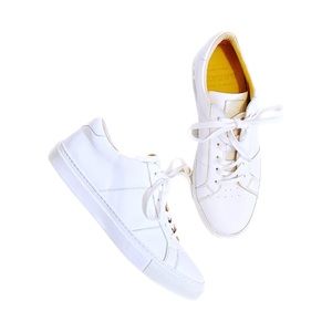 Greats Men’s The Royale Leather Sneakers White Size 8/41